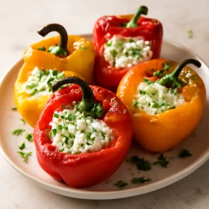Paprika feta sajttal, ínycsiklandó étel