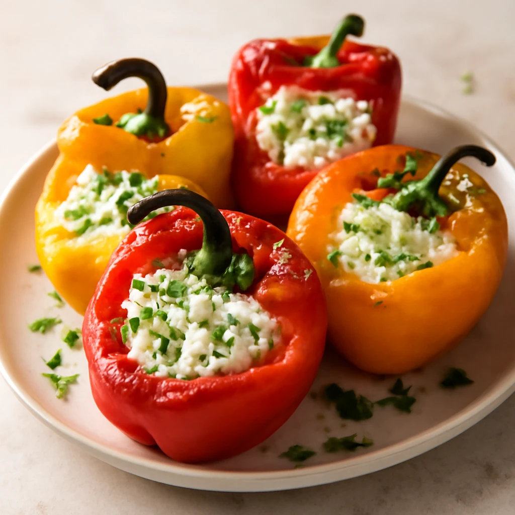 Paprika feta sajttal, ínycsiklandó étel