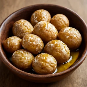 Finom, sós papas arrugadas tengeri sóval, olívaolajjal