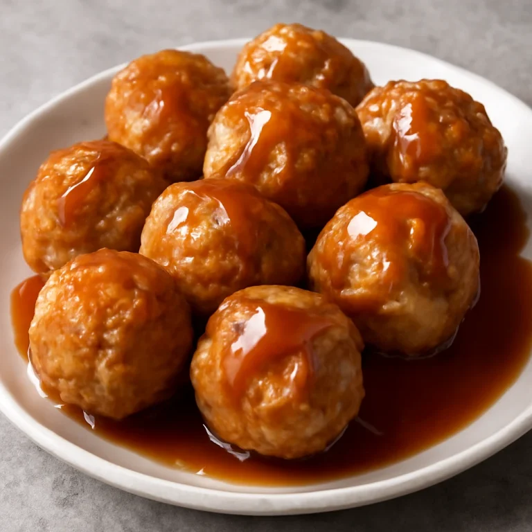Pempek udang (rákos golyó) sós karamellával tálalva