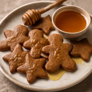 Skandináv Pepparkakor mézzel, friss ízekkel