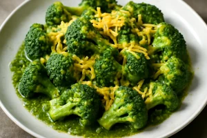 Friss pesto brokkoli cheddar sajttal