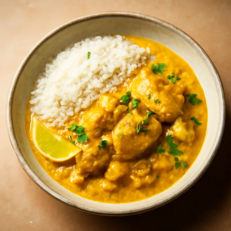 Picante de pollo con ají amarillo, fűszeres csirke pörkölt