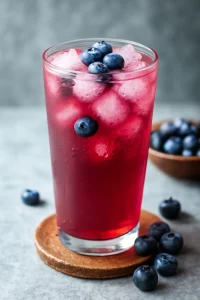 Friss és szénsavas áfonya kombucha, élő kultúrákkal