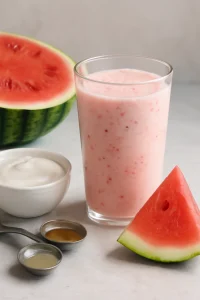 Frissítő, probiotikus joghurt, görögdinnyével és citromos ízesítéssel