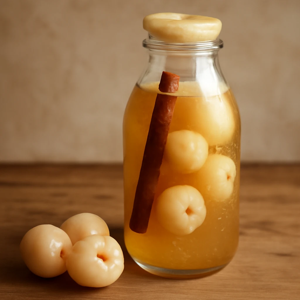 FrissÃ­tÅ licsi kombucha, probiotikus ital