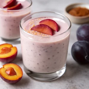 Egészséges és frissítő szilvás kefir