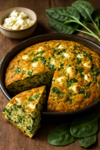 Friss, sós spenótos pite feta sajttal