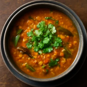 Fűszeres Rasam lencsével