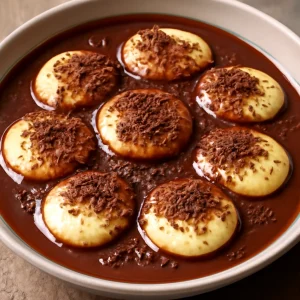 Rasmalai csokoládéval, gazdag és krémes desszert