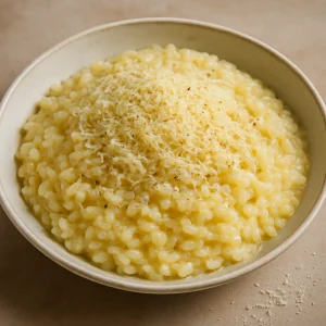 Krémes olasz rizottó parmezánnal és pecorinóval