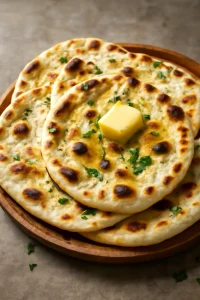 Finom, puha rogni naan, gazdag vajjal