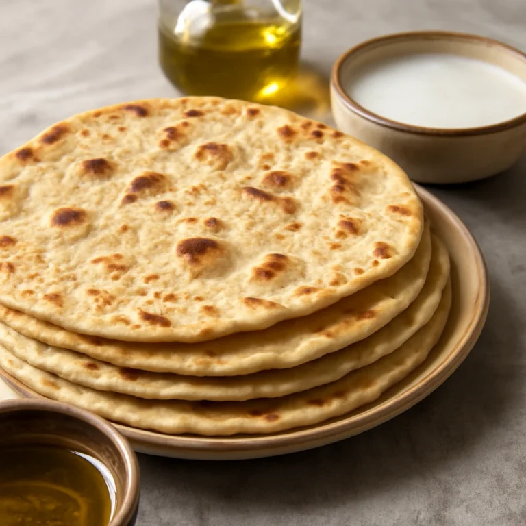 Roti kókusztejjel, friss és puha indiai kenyér
