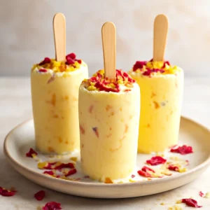 Krémes és gazdag sáfrányos kulfi