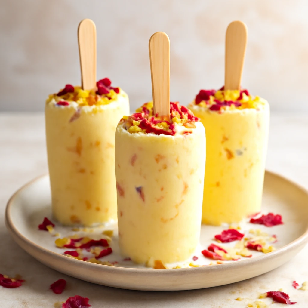 Krémes és gazdag sáfrányos kulfi