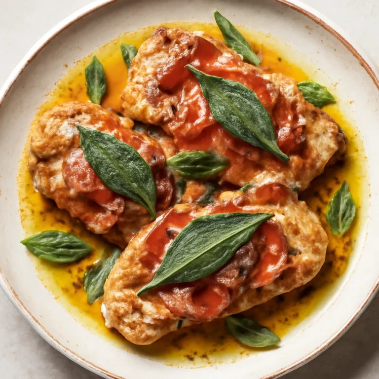 Saltimbocca fehérboros mártással, borjúhússal, prosciuttóval és friss fűszernövényekkel