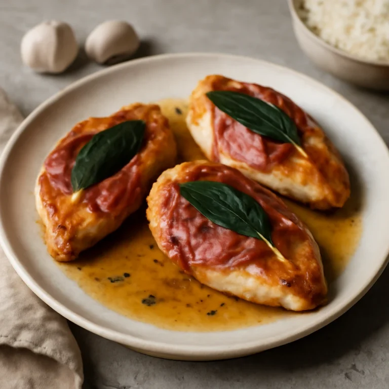 Gluténmentes Saltimbocca csirkehússal, prosciuttoval és zsályával