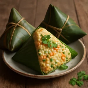 Friss, ínycsiklandó sárgarépás zongzi