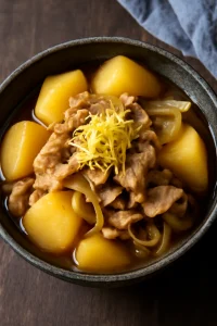 Finom sertéshúsos Nikujaga, japán stílusban