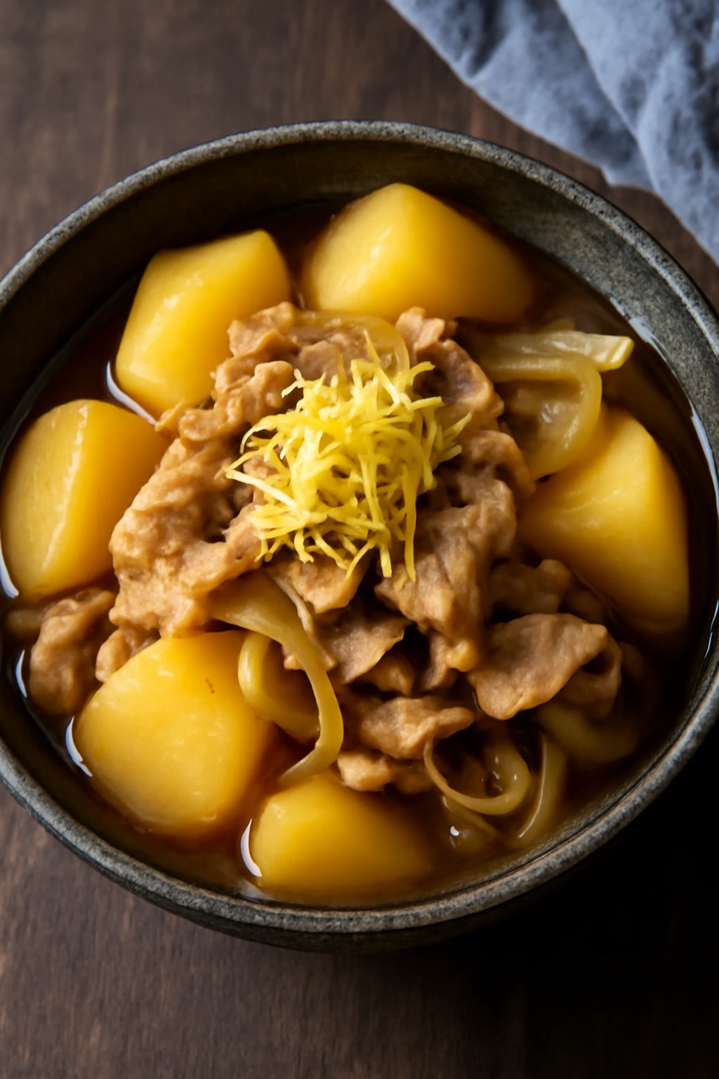 Finom sertéshúsos Nikujaga, japán stílusban