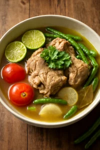 Filipino sinigang, savanyú és ínycsiklandó húsleves