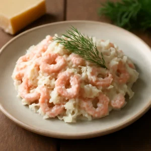 Friss svéd rákkrém Västerbottensajttal