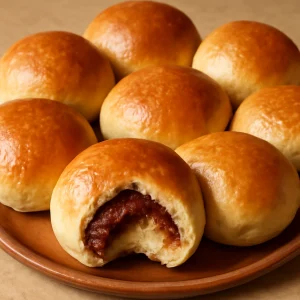 Skandináv skolebrød fahéjas töltelékkel