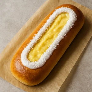 Norvég péksütemény vaníliás töltelékkel