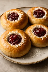 Lekváros vegán skolebrød mandulatejjel készítve