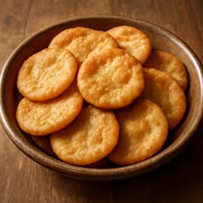 Sopaipilla chilena tálalva, ropogós és aranybarnára sült