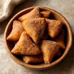 Ropogós sopaipilla fahéjas cukorral, ínycsiklandó mexikói desszert