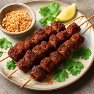 Fűszeres és ínycsiklandó suya marhahússal