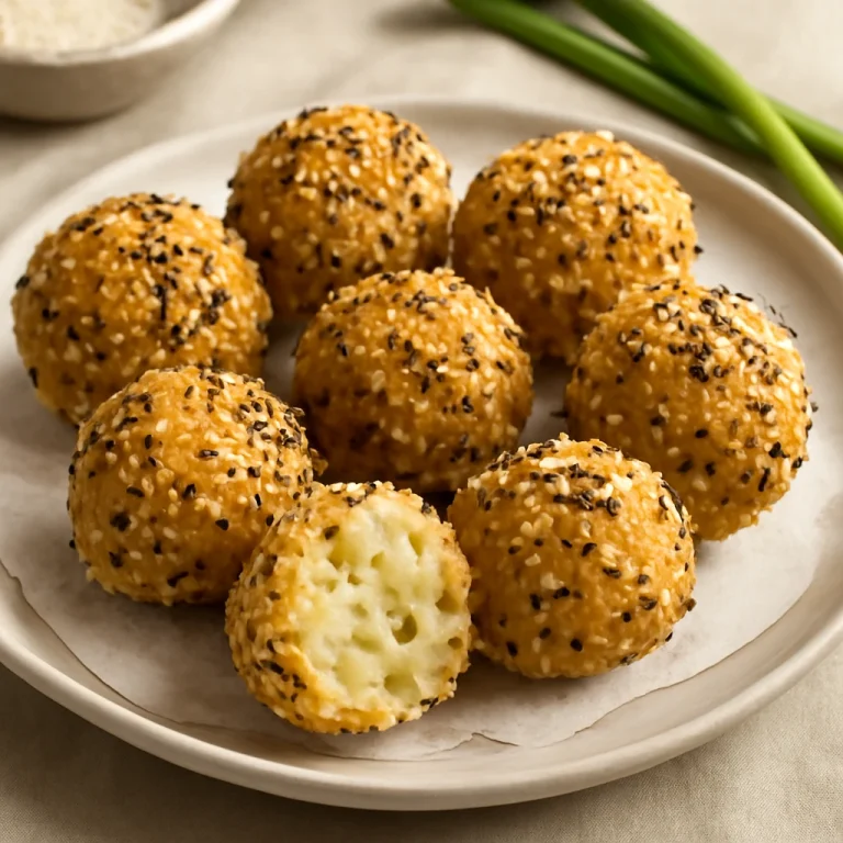 Szezámmagos korokke, koreai ropogós étel szezámmal