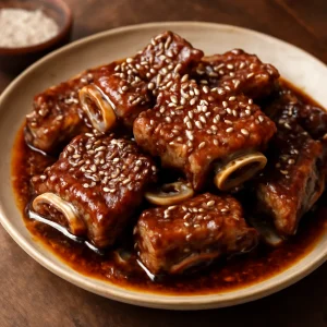 Friss és gazdag koreai Szójaszószos Galbi