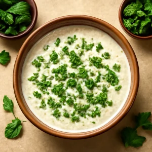 Frissítő tamaringos raita, joghurttal, korianderrel és mentával