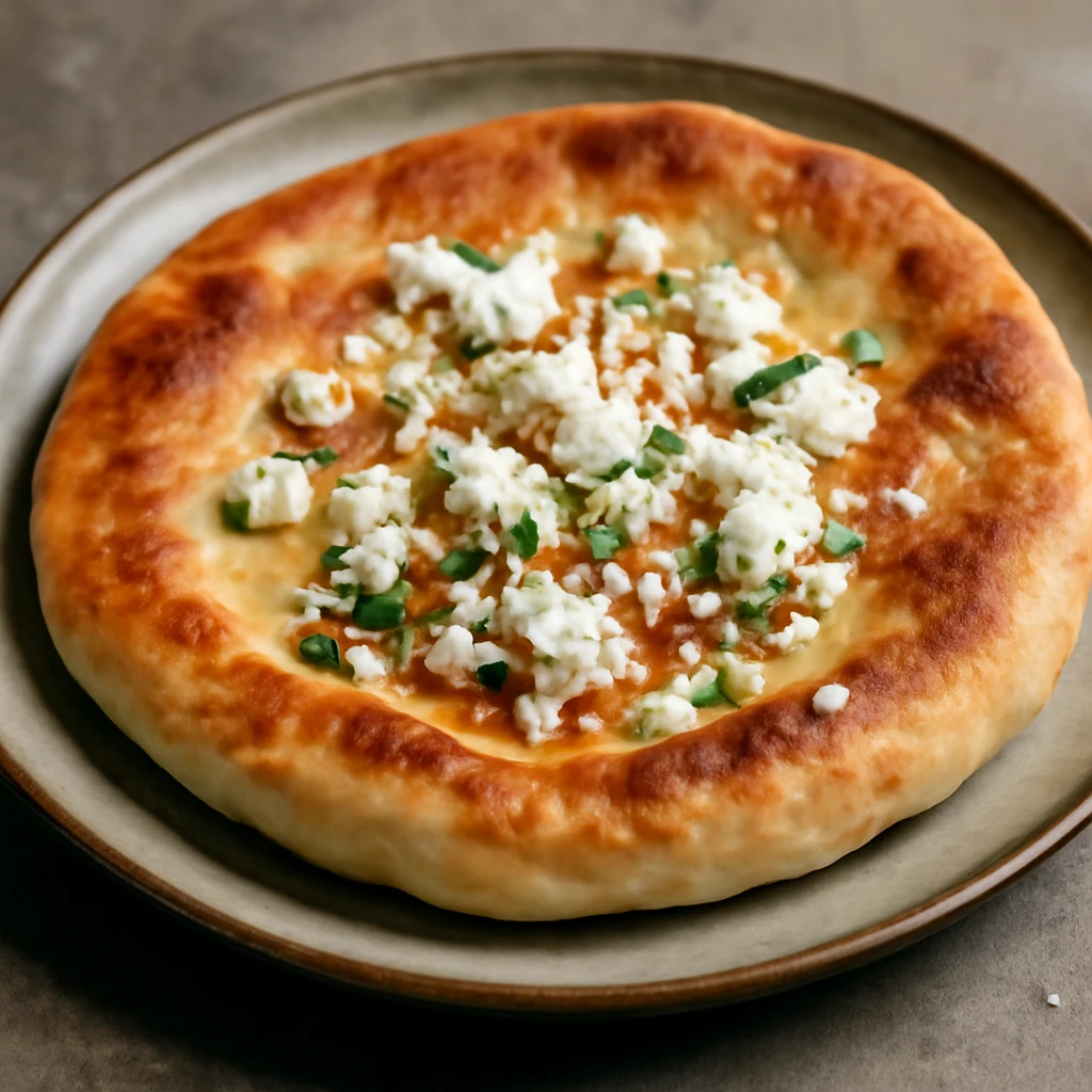 Görög kenyér feta sajttal és fokhagymával