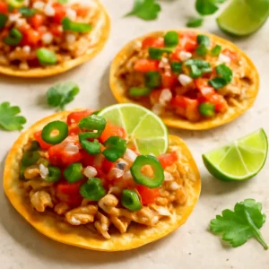 Mexikói tostada lime-mal és csirkével