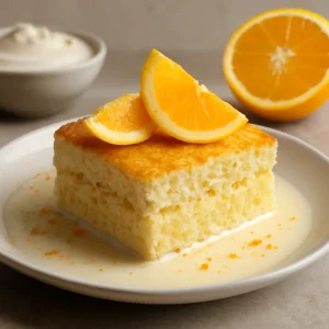 Friss Tres Leches narancsos változatban, krémes és ínycsiklandó