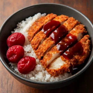 Ropogós japán étel umeboshi szilvával