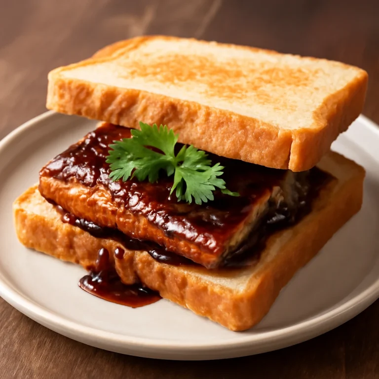 Unagi szendvicsben, grillezett angolnával és szójaszószos mártással