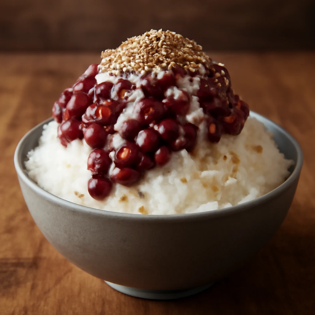 FrissÃ­tÅ koreai vÃ¶rÃ¶sbabos bingsu tejjel Ã©s pÃ¶rkÃ¶lt szezÃ¡mmal