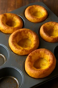 Fűszeres és könnyű Yorkshire pudding a curry por ízével