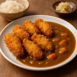 Japán rántott osztriga curry mártással