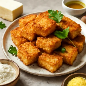 Ropogós, gluténmentes tofu